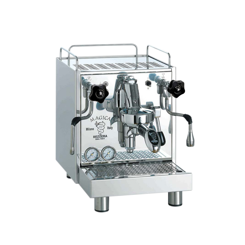 Bezzera Magica S espresso machine with rotary handles