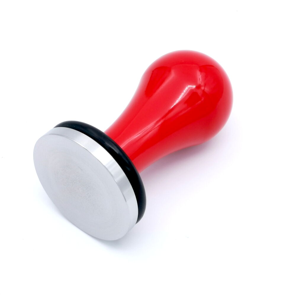 Olympia Express Tamper red with logo, 54 mm