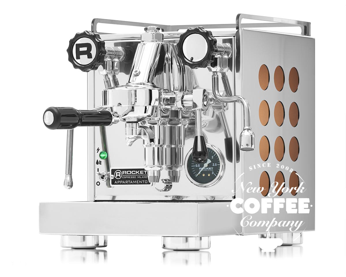 Rocket Appartamento espresso machine copper