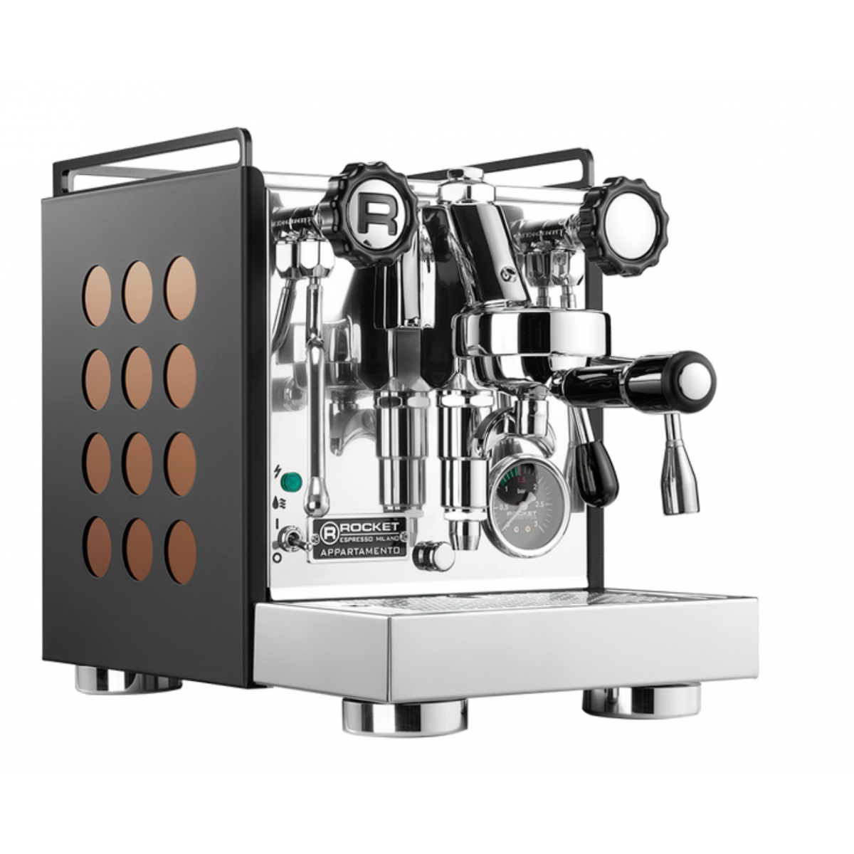 Rocket Appartamento Nera copper espresso machine