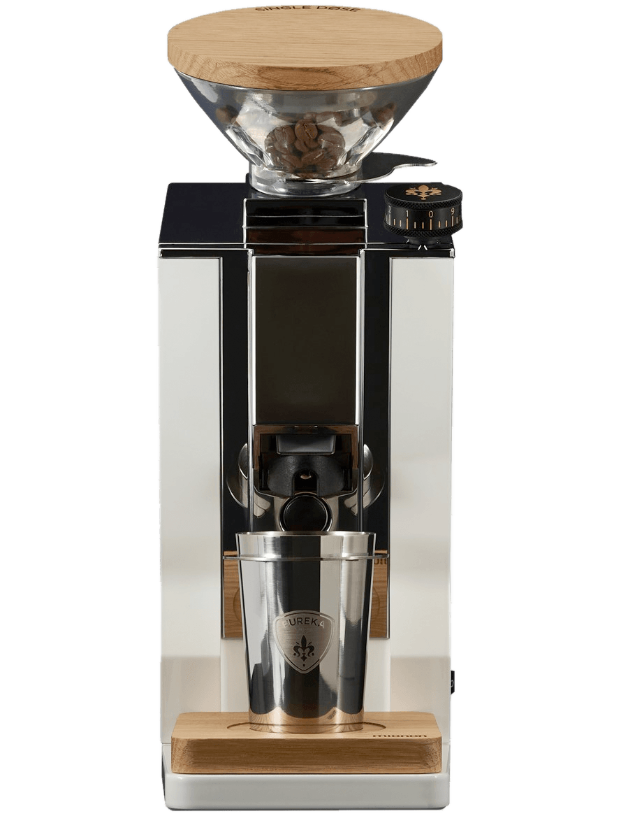 Eureka Mignon Single Tin White Espresso Grinder
