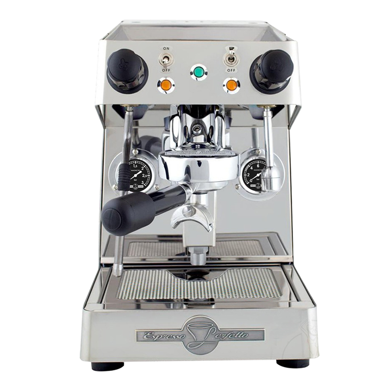 BFC Ela stainless steel polished dual circuit portafilter espresso machine