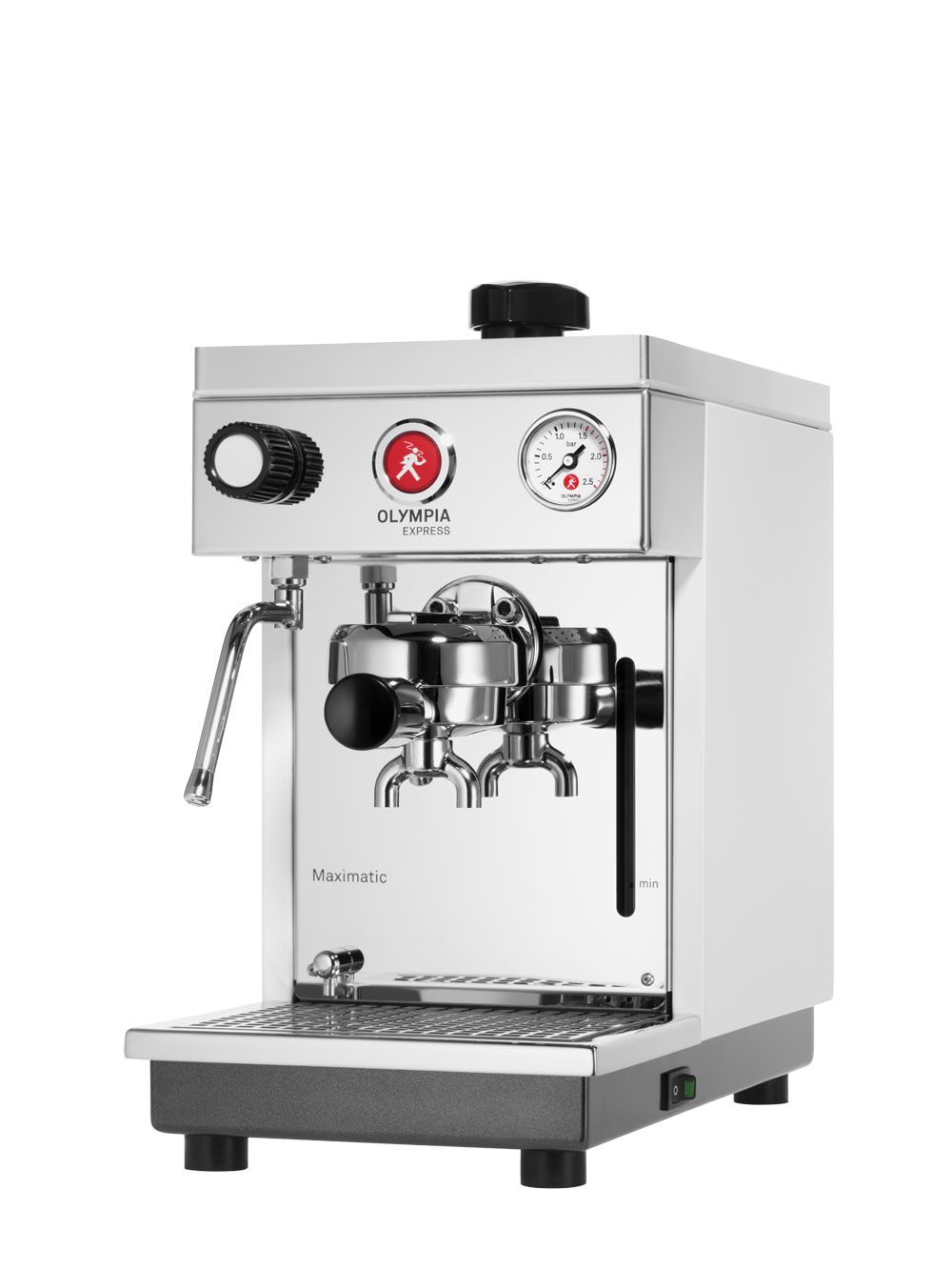 Olympia Express Maximatic Red Espresso Machine