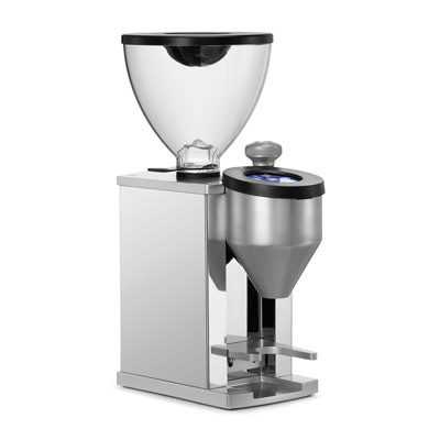 Rocket Faustino espresso grinder chrome