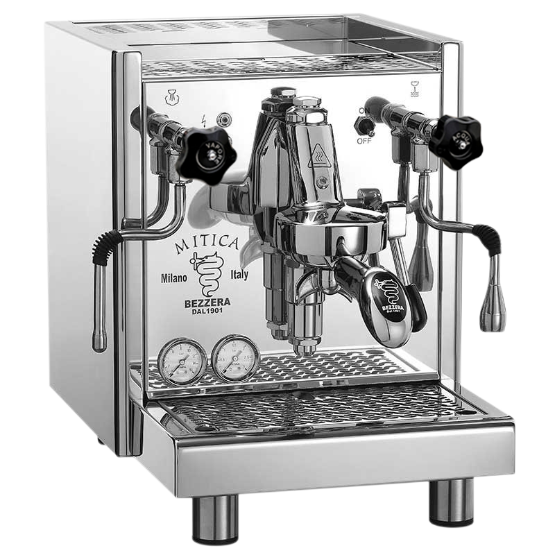 Bezzera Mitica S with rotary valves espresso machine