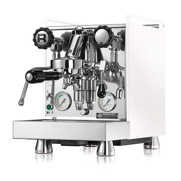 Rocket Mozzafiato Cronometro V White Espresso Machine